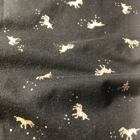 Unicorn patterned black leggings from Old Navy :) - Picture 3 of 4